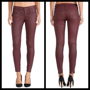 {AG•Adriano Goldschmied} The Moto Zipper Legging